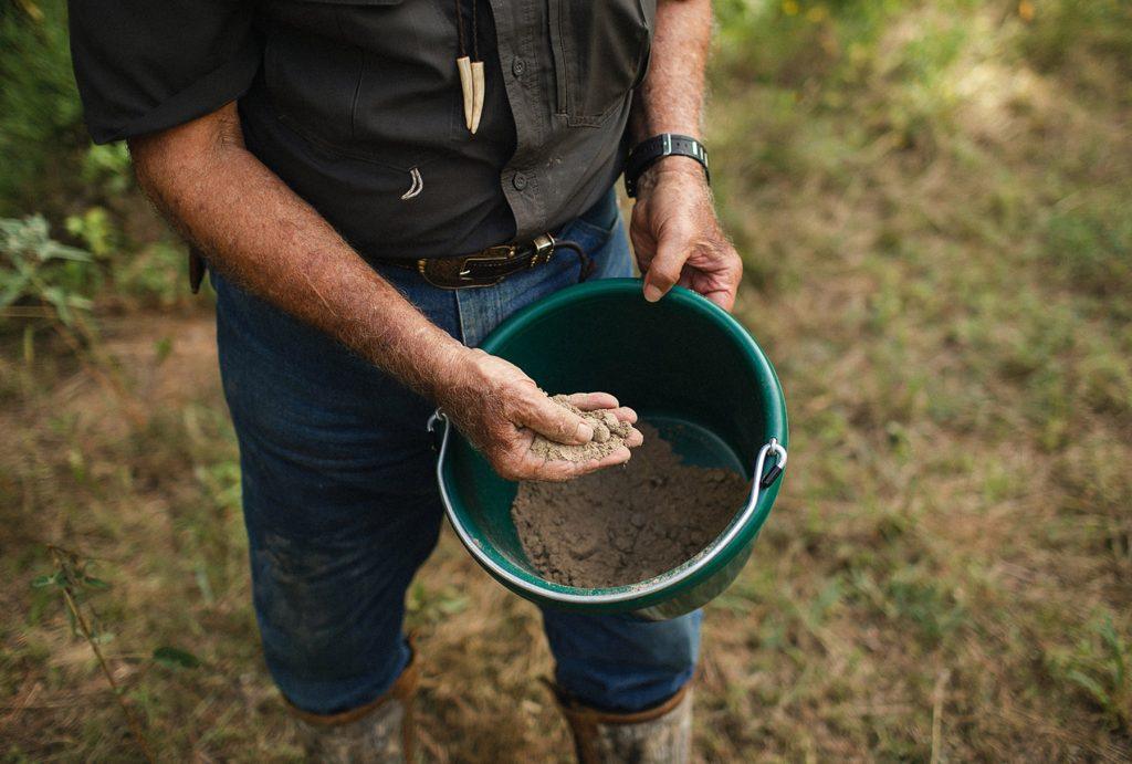 Let's have a look at the soil